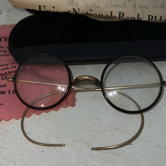 Antique Windsor gold filled eyeglass frames main image 3
